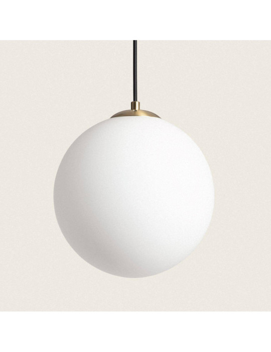 Suspension Métal et Verre Moonlight Brass