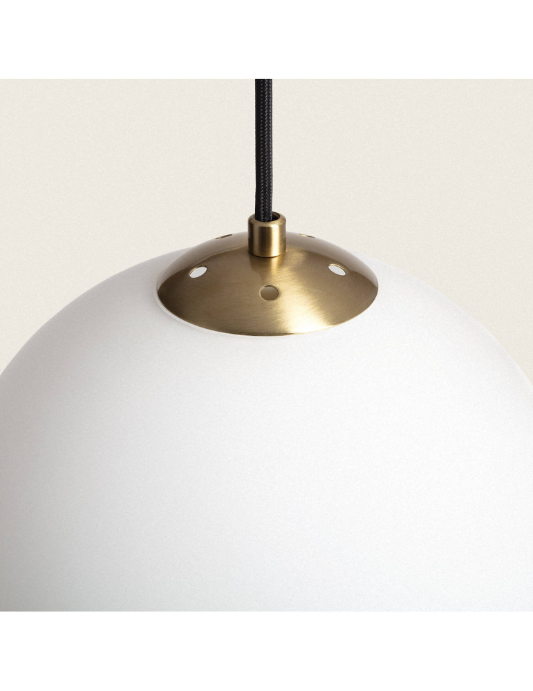 Suspension Métal et Verre Moonlight Brass