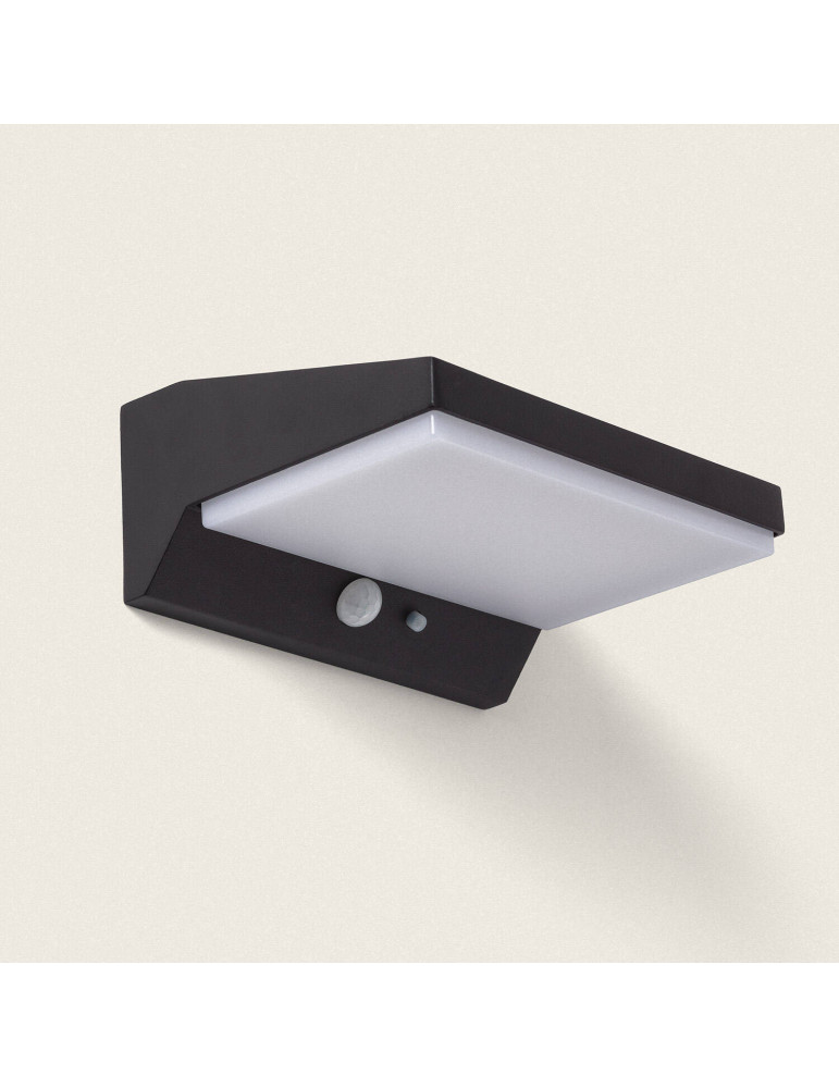 Applique Murale Extérieure Solaire LED Aluminium avec Détecteur de Mouvement Ivar