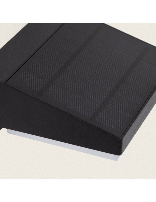 Applique Murale Extérieure Solaire LED Aluminium avec Détecteur de Mouvement Ivar