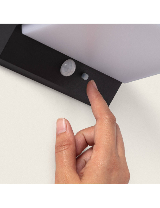 Applique Murale Extérieure Solaire LED Aluminium avec Détecteur de Mouvement Ivar