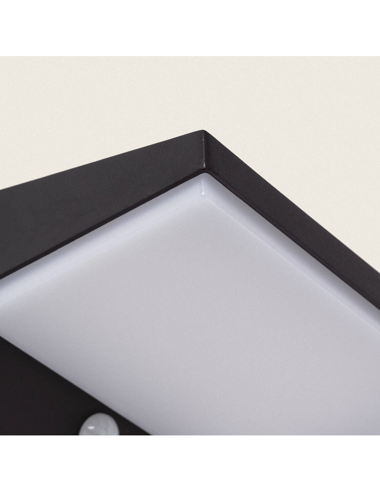 Applique Murale Extérieure Solaire LED Aluminium avec Détecteur de Mouvement Ivar