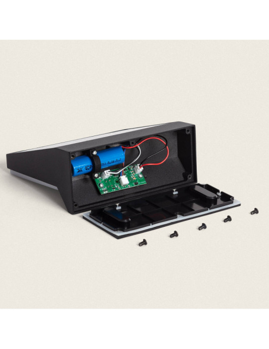 Applique Murale Extérieure Solaire LED Aluminium avec Détecteur de Mouvement Ivar