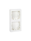 Cadre avec Base pour 2 Emplacements Verticaux SIMON 73 LOFT 73621