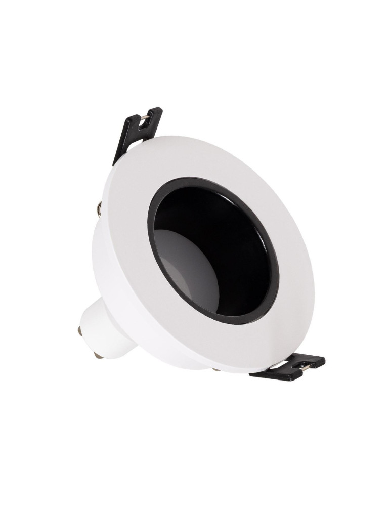 Spot LED Downlight Conique GU10 6W Coupe Ø 75mm Faible UGR PC Spot LED Downlight Conique GU10 6W Coupe Ø 75mm Faible UGR PC