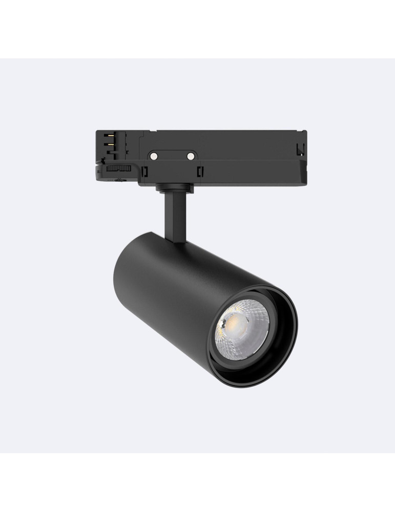 Spot LED sur Rail Triphasé 30W Fasano Dimmable DALI Noir Spot LED sur Rail Triphasé 30W Fasano Dimmable DALI Noir