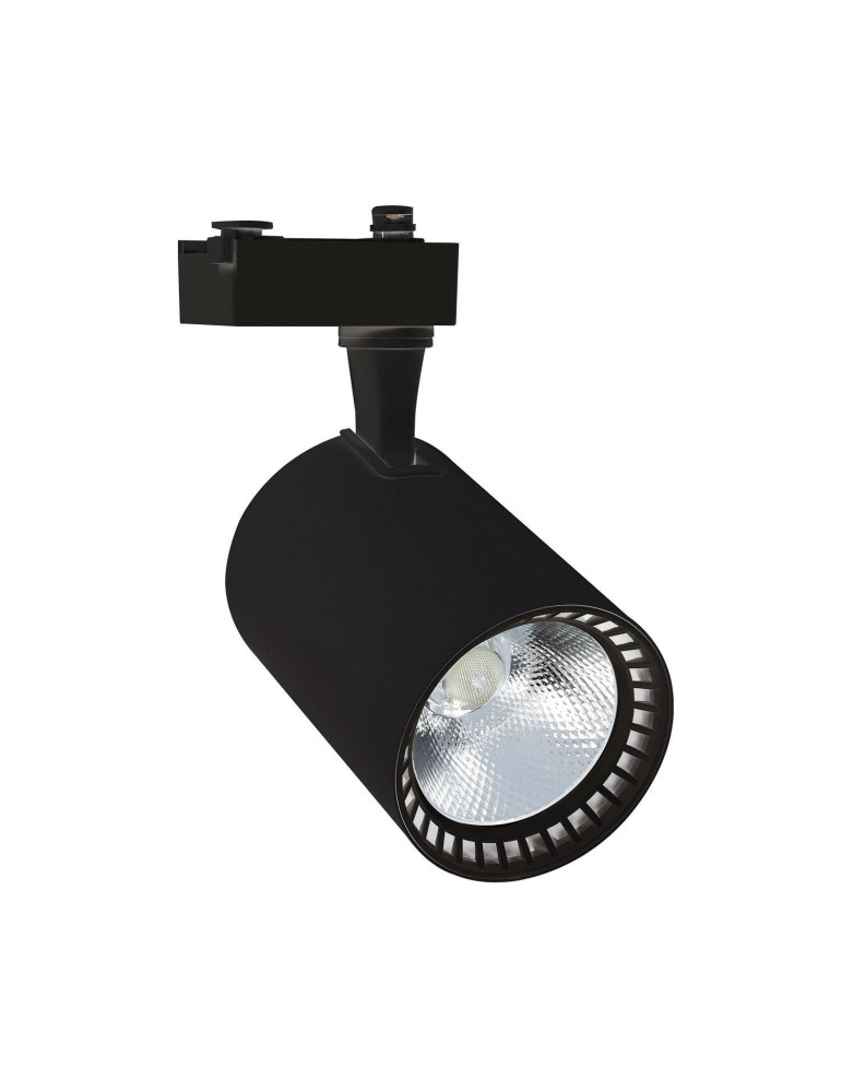Spot LED sur Rail Monophasé 40W Bron Noir