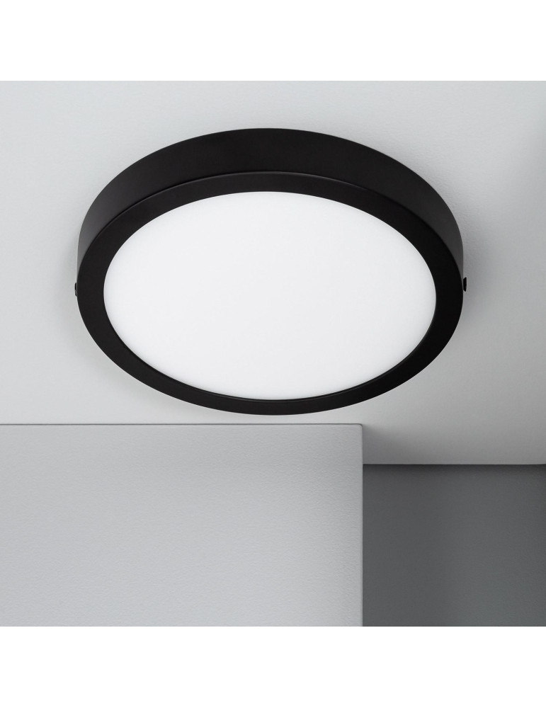 Plafonnier LED 18W Rond Aluminium Ø210 mm Slim CCT Sélectionnable Galán SwitchDimm