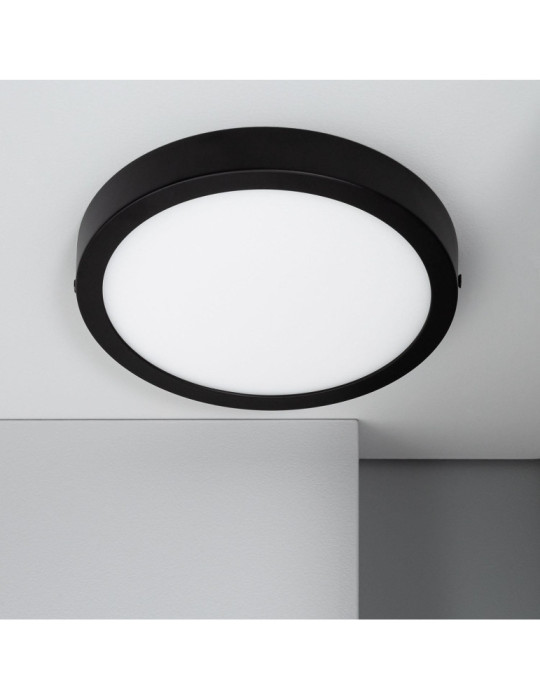 Plafonnier LED 18W Rond Aluminium Ø210 mm Slim CCT Sélectionnable Galán SwitchDimm