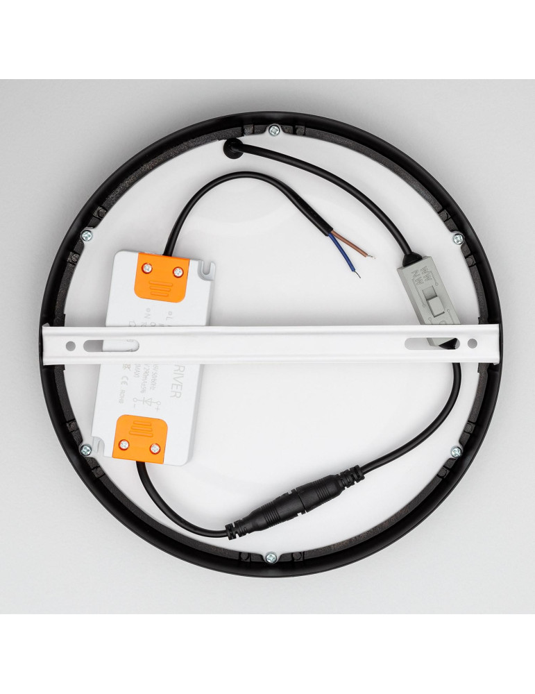 Plafonnier LED 18W Rond Aluminium Ø210 mm Slim CCT Sélectionnable Galán SwitchDimm