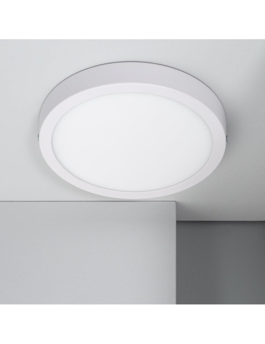 Plafonnier LED 18W Rond Aluminium Ø210 mm Slim CCT Sélectionnable Galán SwitchDimm