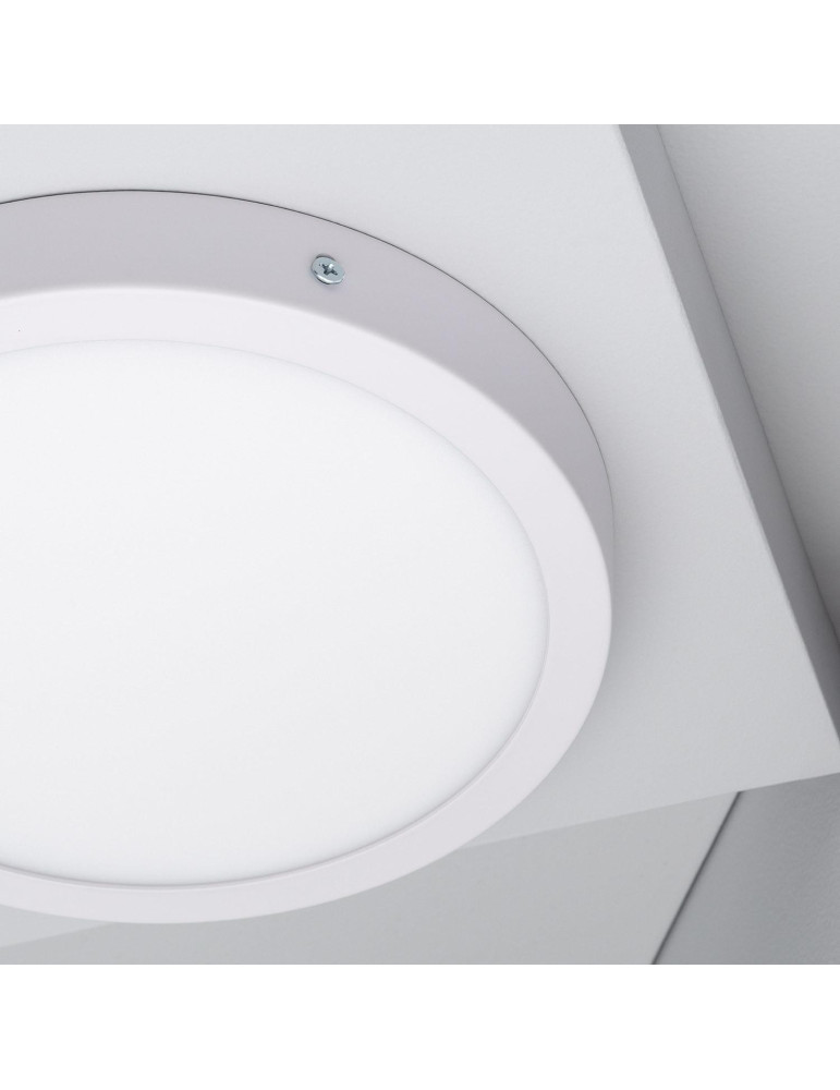 Plafonnier LED 18W Rond Aluminium Ø210 mm Slim CCT Sélectionnable Galán SwitchDimm