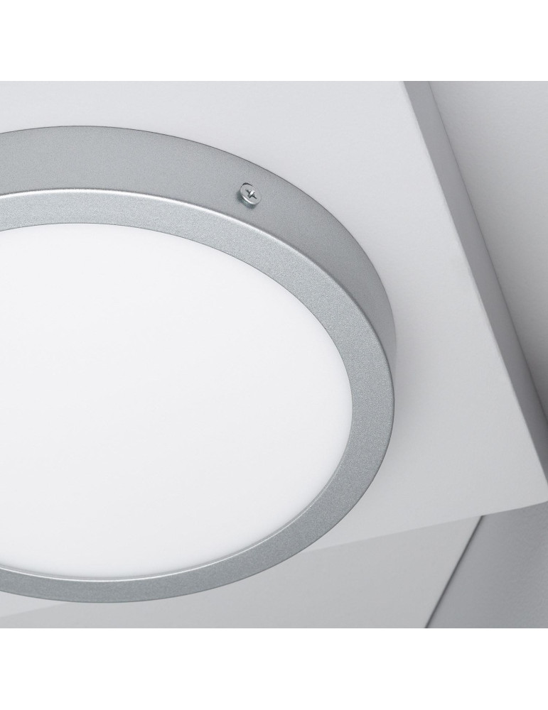 Plafonnier LED 18W Rond Aluminium Ø210 mm Slim CCT Sélectionnable Galán SwitchDimm