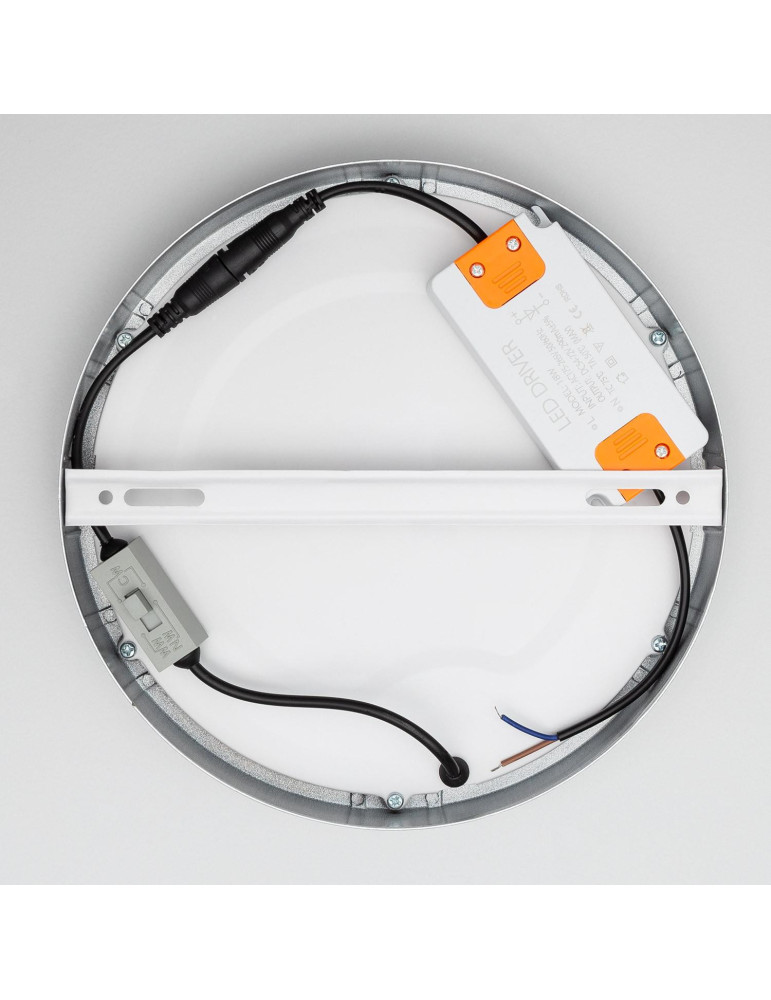 Plafonnier LED 18W Rond Aluminium Ø210 mm Slim CCT Sélectionnable Galán SwitchDimm