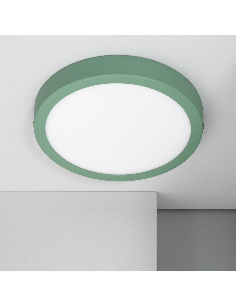 Plafonnier LED 18W Rond Aluminium Ø210 mm Slim CCT Sélectionnable Galán SwitchDimm Plafonnier LED 18W Rond Aluminium Ø210 mm Slim CCT Sélectionnable Galán SwitchDimm