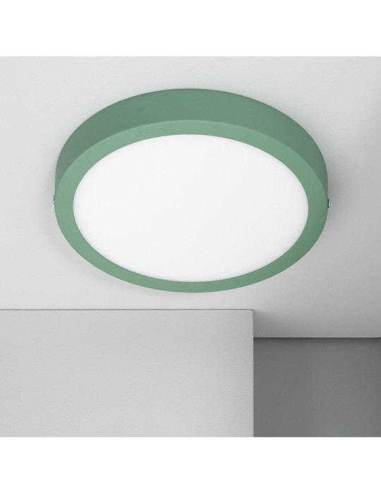 Plafonnier LED 18W Rond Aluminium Ø210 mm Slim CCT Sélectionnable Galán SwitchDimm Plafonnier LED 18W Rond Aluminium Ø210 mm Slim CCT Sélectionnable Galán SwitchDimm