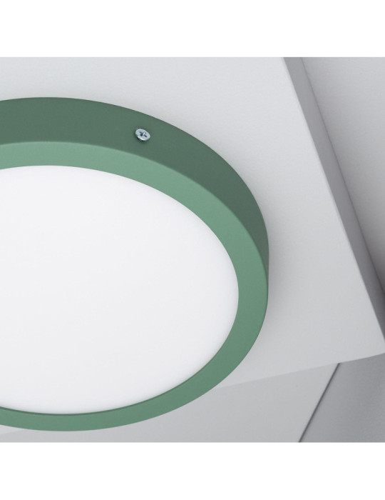 Plafonnier LED 18W Rond Aluminium Ø210 mm Slim CCT Sélectionnable Galán SwitchDimm