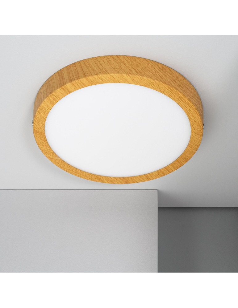 Plafonnier LED 18W Rond Aluminium Ø210 mm Slim CCT Sélectionnable Galán SwitchDimm Plafonnier LED 18W Rond Aluminium Ø210 mm Slim CCT Sélectionnable Galán SwitchDimm