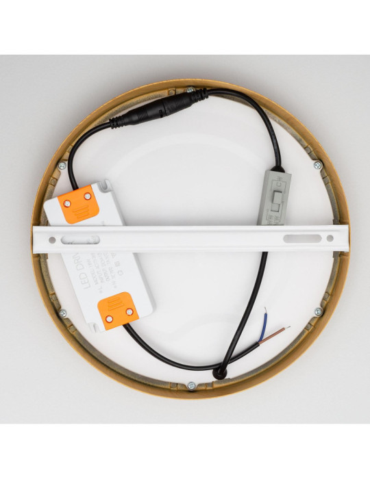 Plafonnier LED 18W Rond Aluminium Ø210 mm Slim CCT Sélectionnable Galán SwitchDimm