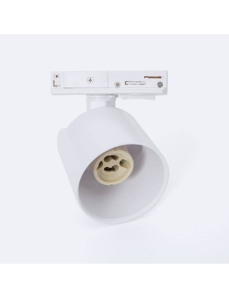 Spot à Douille sur Rail Monophasé Davos pour Ampoule LED GU10 AR111