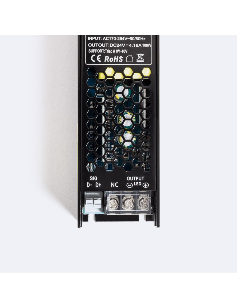 Bloc d'Alimentation Dimmable 0/1-10V 24V DC 100W 4.16A