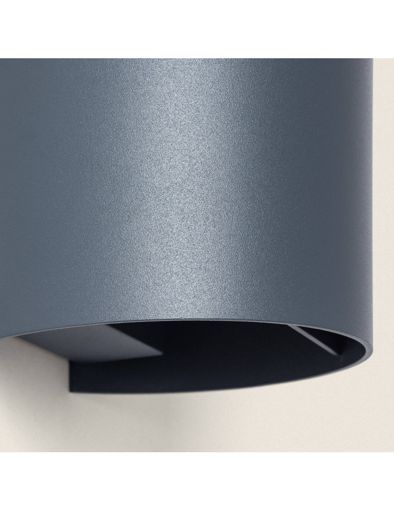 Applique Murale LED  10 W Extérieure Aluminium CCT Sélectionnable Éclairage Double Face en Iridix Round