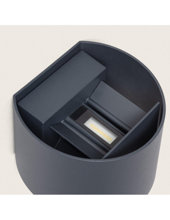 Applique Murale LED  10 W Extérieure Aluminium CCT Sélectionnable Éclairage Double Face en Iridix Round