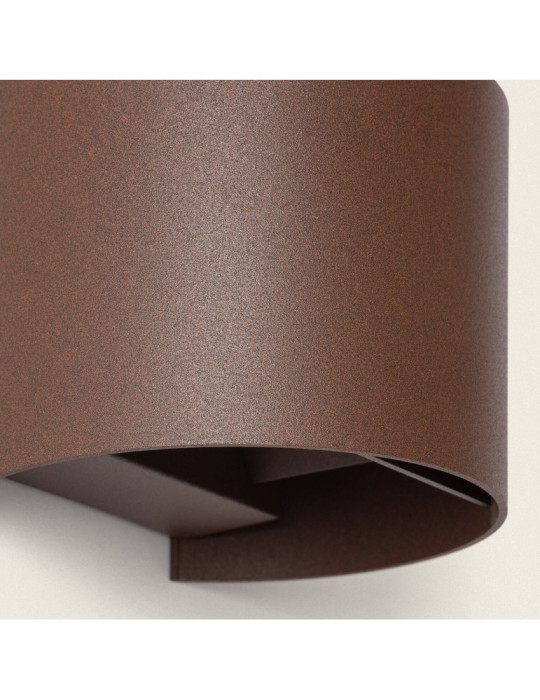 Applique Murale LED  10 W Extérieure Aluminium CCT Sélectionnable Éclairage Double Face en Iridix Round