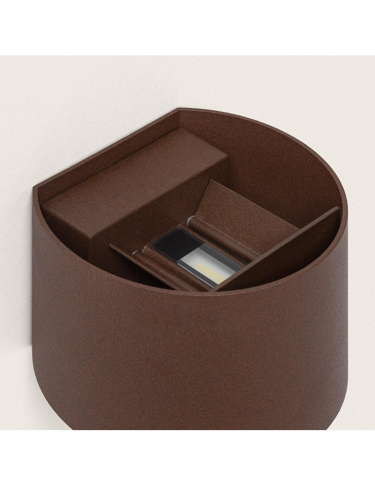 Applique Murale LED  10 W Extérieure Aluminium CCT Sélectionnable Éclairage Double Face en Iridix Round