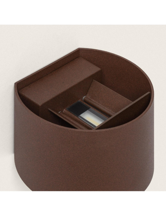 Applique Murale LED  10 W Extérieure Aluminium CCT Sélectionnable Éclairage Double Face en Iridix Round