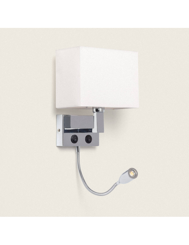 Applique Murale Métal  avec Flex LED de Lecture Waldorf