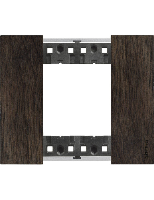 Platine de Finition 2 Modules Bois BTicino Living Now KA4802L_