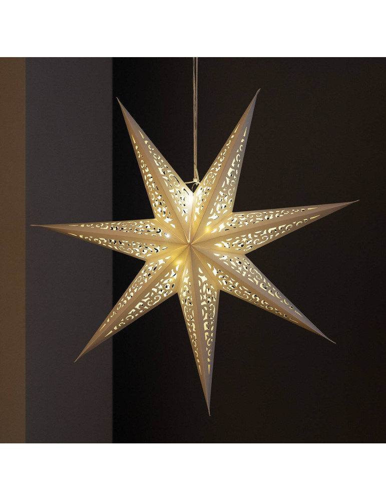 Étoile LED Papier à Piles Araby