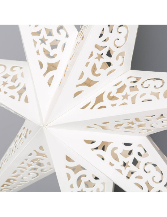 Étoile LED Papier à Piles Araby