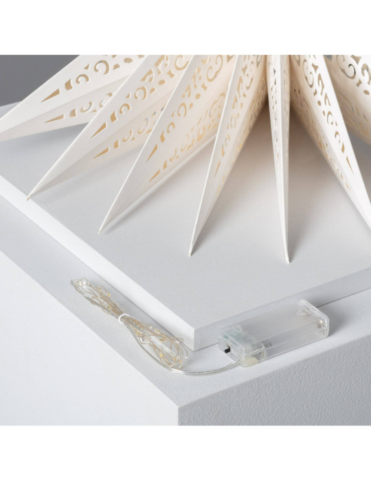 Étoile LED Papier à Piles Araby