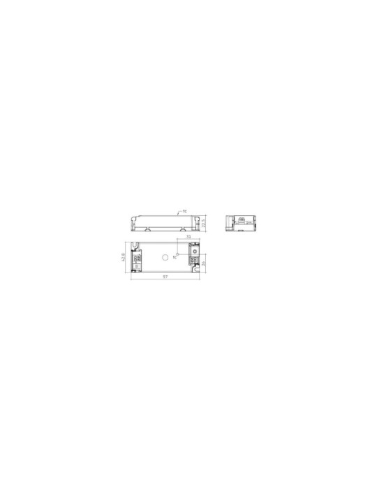 Driver TRIDONIC LC 1050mA fixC SC SNC2 198-264V Sortie 25-43V 26-45W 87500764