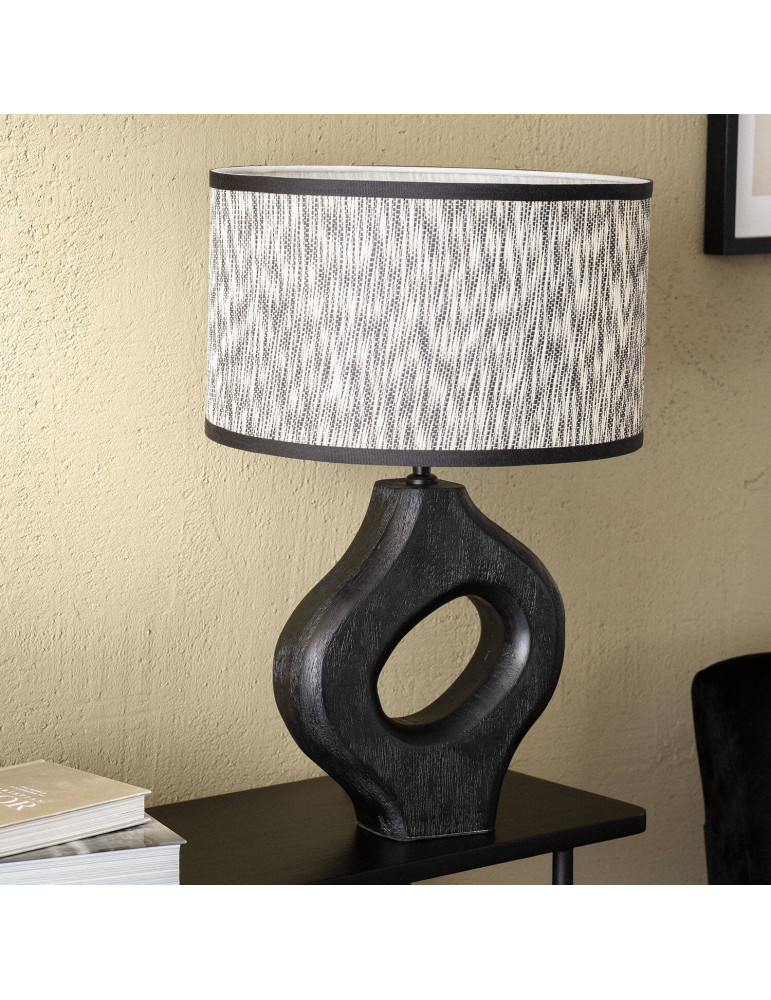 Lampe à Poser en bois Dhara ILUZZIA