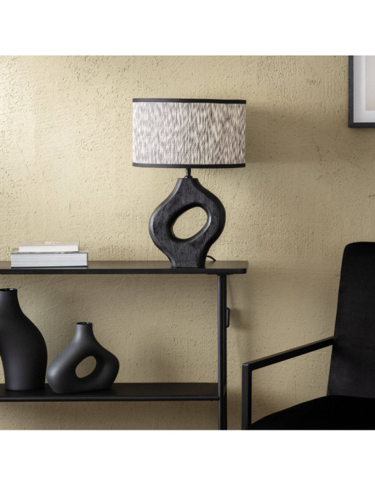 Lampe à Poser en bois Dhara ILUZZIA