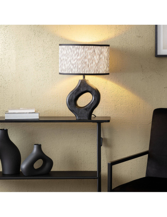 Lampe à Poser en bois Dhara ILUZZIA