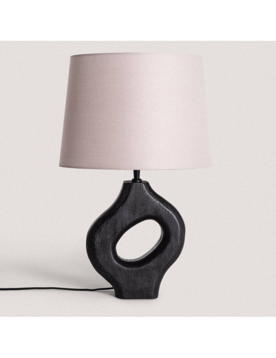 Lampe à Poser en bois Dhara ILUZZIA