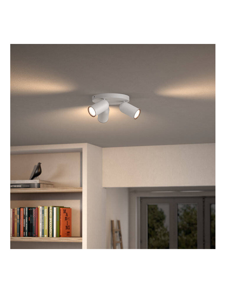 Plafonnier PHILIPS 3 Spots Pongee