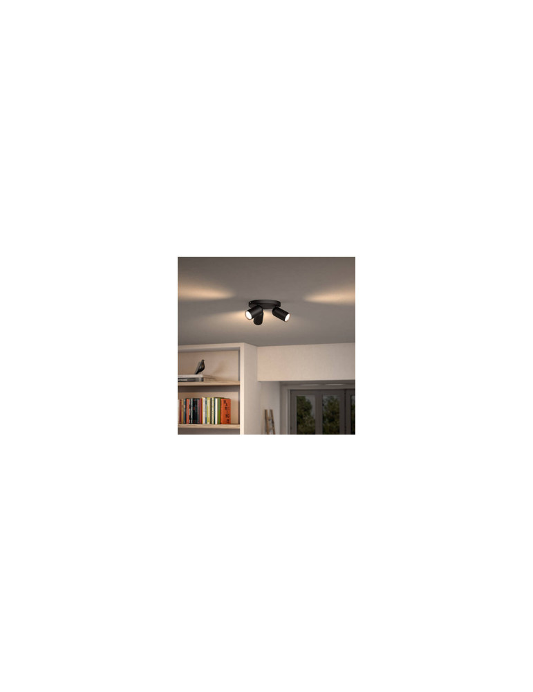 Plafonnier PHILIPS 3 Spots Pongee
