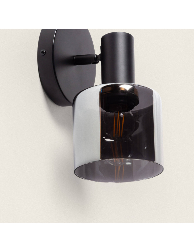 Lampe Murale Métal et Verre Danae