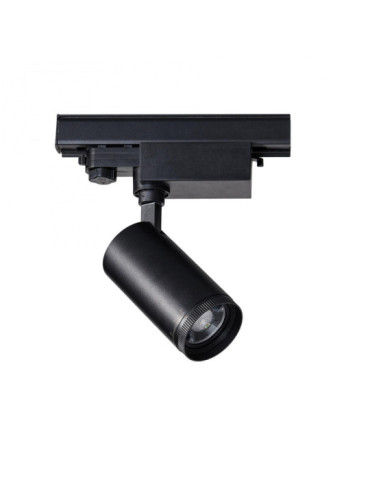 Spot LED sur Rail Monophasé 10W West CCT Multi-Angle 15-60º Noir