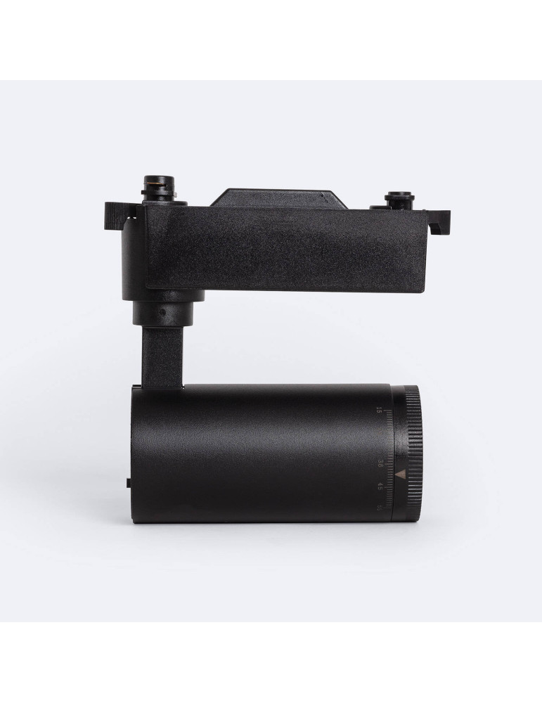 Spot LED sur Rail Monophasé 10W West CCT Multi-Angle 15-60º Noir
