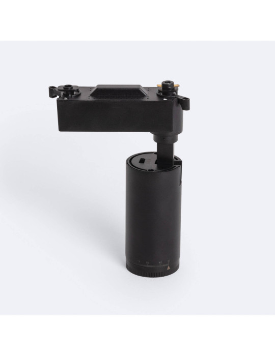 Spot LED sur Rail Monophasé 10W West CCT Multi-Angle 15-60º Noir