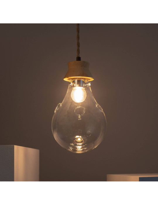 Suspension Bois et Verre Kathu Bumbieris