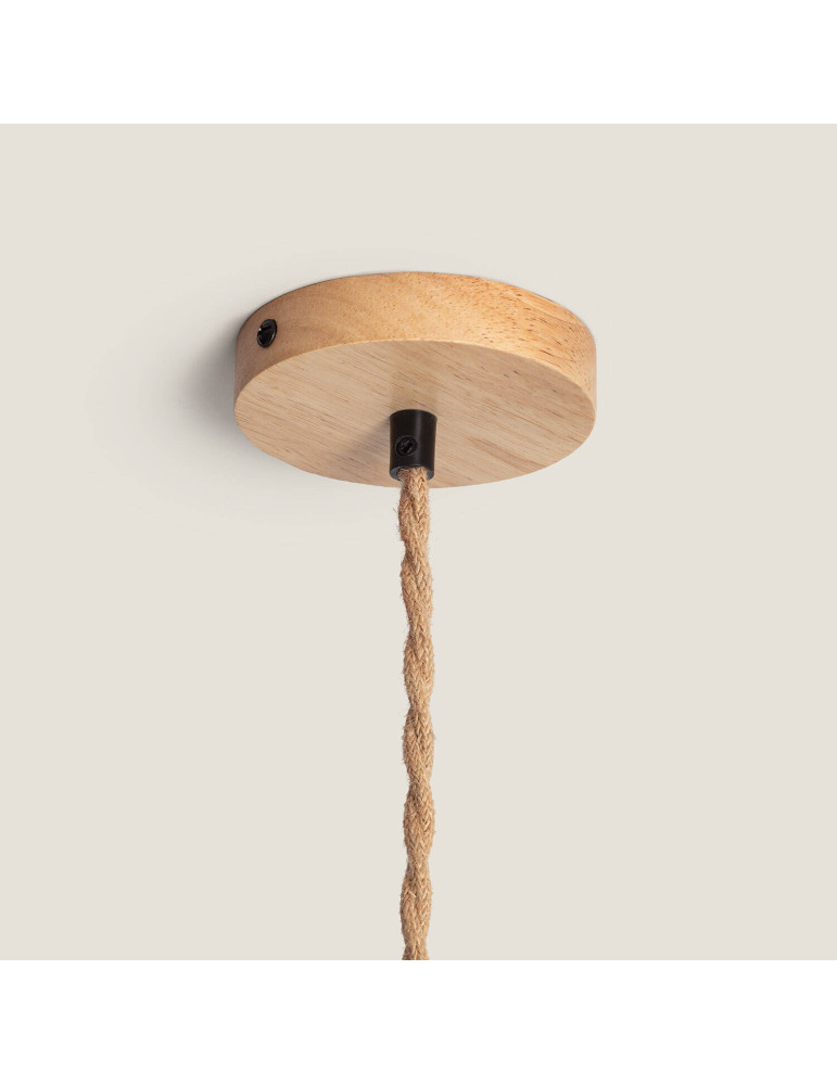 Suspension Bois et Verre Kathu Bumbieris