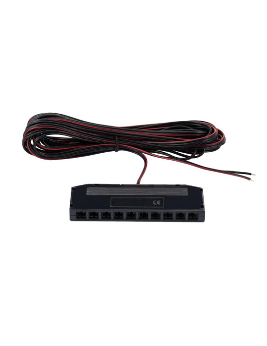 Kit Distributeur de Connexion de 6-10 Sorties + Câbles de Connexion 5m pour Alimentation Rubans LED 12/24V