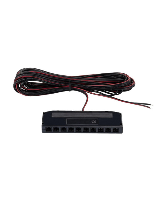 Kit Distributeur de Connexion de 6-10 Sorties + Câbles de Connexion 5m pour Alimentation Rubans LED 12/24V